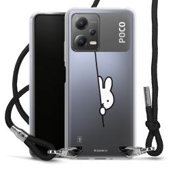 New Carry Case Transparent Stoff schwarz/silber