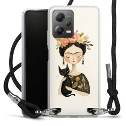 New Carry Case Transparent Stoff schwarz/silber