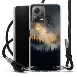 New Carry Case Transparent Stoff schwarz/silber