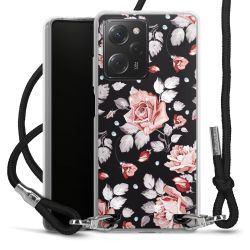 Carry Case Transparent Fabric black/silver