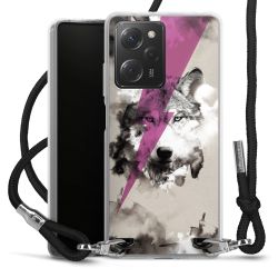 Carry Case Transparent Fabric black/silver