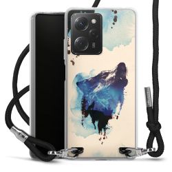 New Carry Case Transparent Stoff schwarz/silber