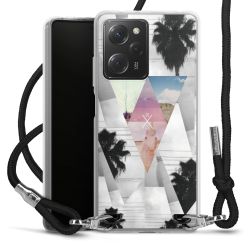 Carry Case Transparent Fabric black/silver