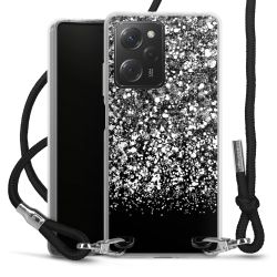 Carry Case Transparent Fabric black/silver