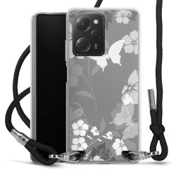 Carry Case Transparent Fabric black/silver