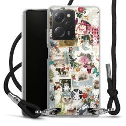 Carry Case Transparent Fabric black/silver