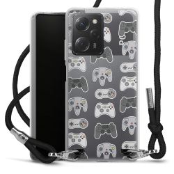 Carry Case Transparent Fabric black/silver