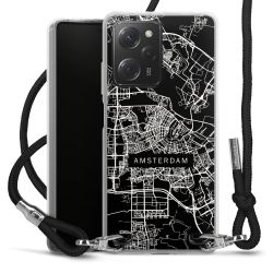 Carry Case Transparent Fabric black/silver