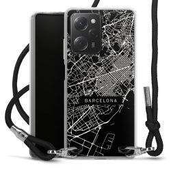 Carry Case Transparent Fabric black/silver