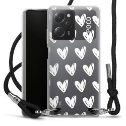 Carry Case Transparent Fabric black/silver