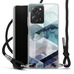 Carry Case Transparent Fabric black/silver