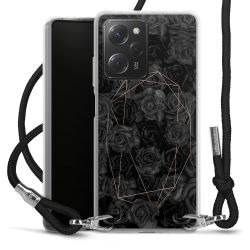 Carry Case Transparent Fabric black/silver