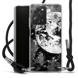 Carry Case Transparent Fabric black/silver