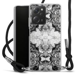 Carry Case Transparent Fabric black/silver