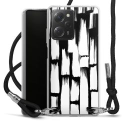 Carry Case Transparent Fabric black/silver