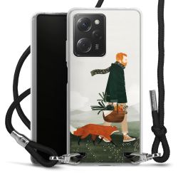 New Carry Case Transparent Stoff schwarz/silber