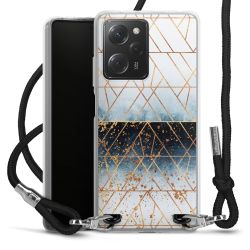 Carry Case Transparent Fabric black/silver