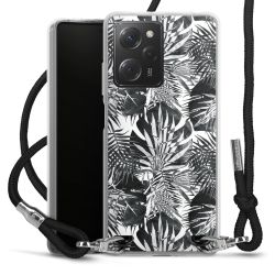 Carry Case Transparent Fabric black/silver