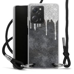 Carry Case Transparent Fabric black/silver