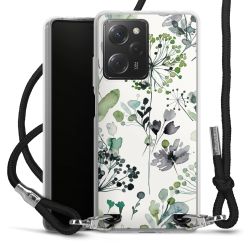 Carry Case Transparent Fabric black/silver