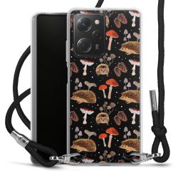 Carry Case Transparent Fabric black/silver