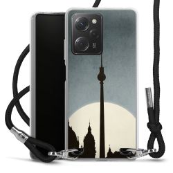 Carry Case Transparent Fabric black/silver