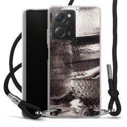 Carry Case Transparent Fabric black/silver