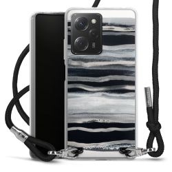 Carry Case Transparent Fabric black/silver