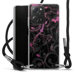 Carry Case Transparent Fabric black/silver