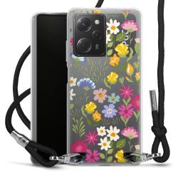 New Carry Case Transparent Stoff schwarz/silber