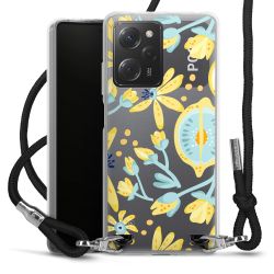 New Carry Case Transparent Stoff schwarz/silber