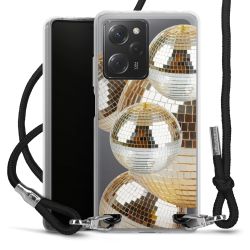 New Carry Case Transparent Stoff schwarz/silber