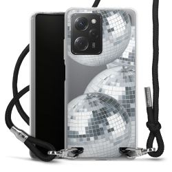 New Carry Case Transparent Stoff schwarz/silber