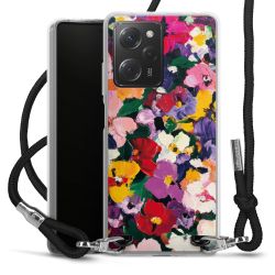 New Carry Case Transparent Stoff schwarz/silber