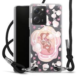 New Carry Case Transparent Stoff schwarz/silber