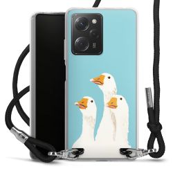 New Carry Case Transparent Stoff schwarz/silber