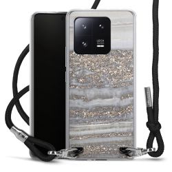 Carry Case Transparent Fabric black/silver