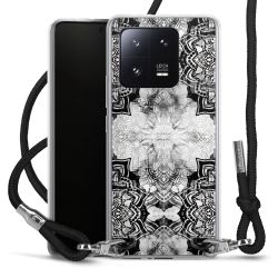 Carry Case Transparent Fabric black/silver