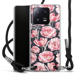 Carry Case Transparent Fabric black/silver