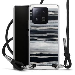 Carry Case Transparent Fabric black/silver