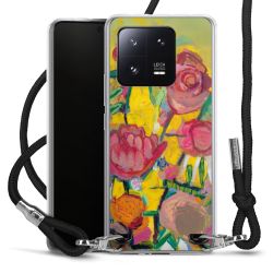 New Carry Case Transparent Stoff schwarz/silber