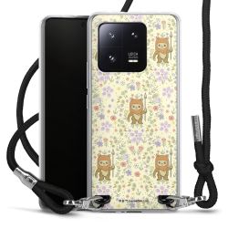 New Carry Case Transparent Stoff schwarz/silber