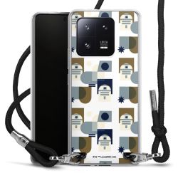 New Carry Case Transparent Stoff schwarz/silber