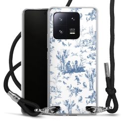 New Carry Case Transparent Stoff schwarz/silber