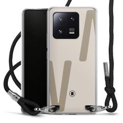 New Carry Case Transparent Stoff schwarz/silber