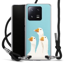 New Carry Case Transparent Stoff schwarz/silber