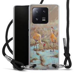 New Carry Case Transparent Stoff schwarz/silber