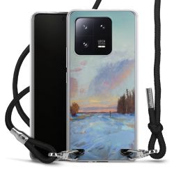 New Carry Case Transparent Stoff schwarz/silber