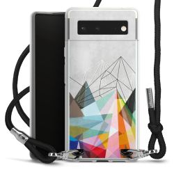 Carry Case Transparent Fabric black/silver