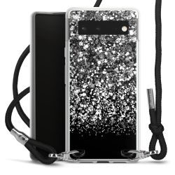 Carry Case Transparent Fabric black/silver